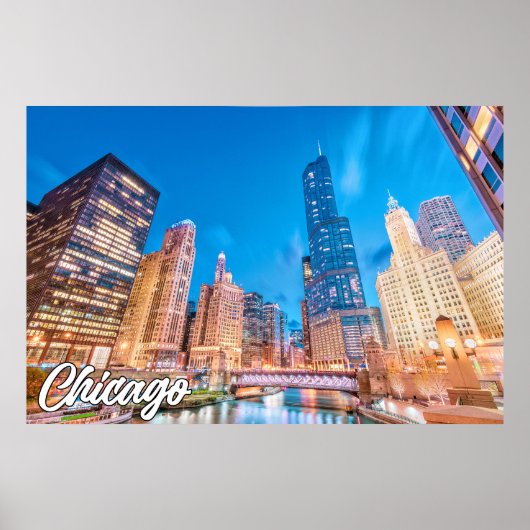 Poster Chicago, Illinois, États-Unis (Devant)