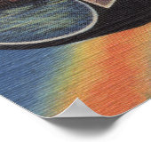 Poster Chicago, Illinois - Grandes Lettres Scènes 2 (Coin)