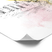 Poster Chicago, Illinois | Image d'esquisse d'aquarelle (Coin)