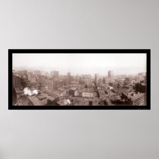 Poster Chicago Illinois Photo 1912 (Devant)