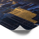 Poster Chicago, Illinois, Skyline depuis la tour Sears (Coin)