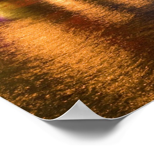 Poster Chicago, Illinois, Skyline et Chicago River (Coin)