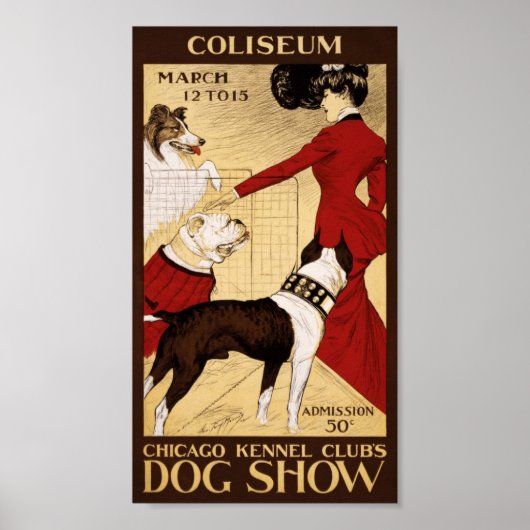 Poster Chicago Kennel Club Chien Show (Devant)