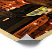 Poster Chicago La Nuit (Coin)