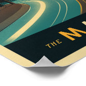 Poster Chicago Magnifique Mile Vintage (Coin)