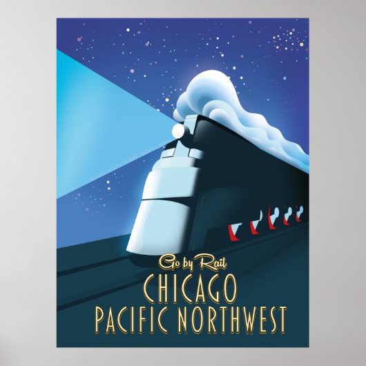 Poster Chicago Pacific Northwest (Devant)