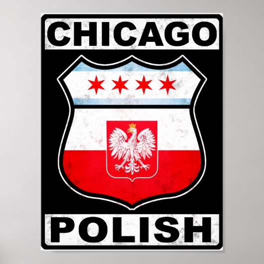 Poster Chicago Polonais Américain (Devant)