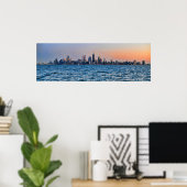Poster Chicago Skyline (Bureau à domicile)