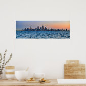 Poster Chicago Skyline (Cuisine)