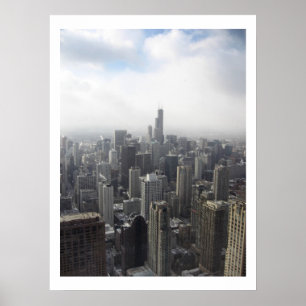 Poster Chicago Skyline