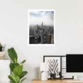 Poster Chicago Skyline (Bureau à domicile)