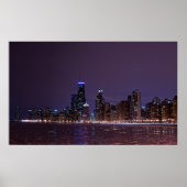 Poster Chicago Skyline (Devant)