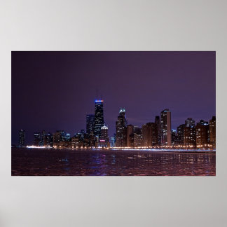 Poster Chicago Skyline