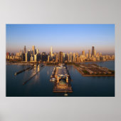 Poster Chicago Skyline (Devant)
