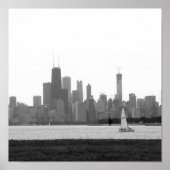 Poster Chicago Skyline (Devant)