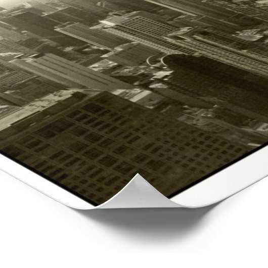 Poster Chicago Skyline (Coin)