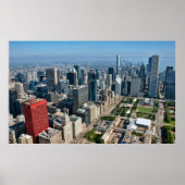 Poster Chicago Skyline (Devant)