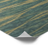 Poster Chicago Skyline in Japanese Ukiyo-e (Coin)