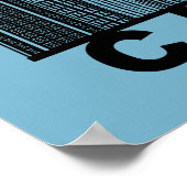 Poster Chicago Skyline Silhouette  (Coin)