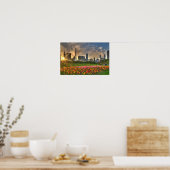 Poster Chicago sur toile (Cuisine)