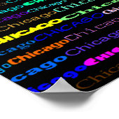 Poster Chicago Text Design I (Coin)