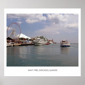 Poster CHICAGO - Une vue de Navy Pier