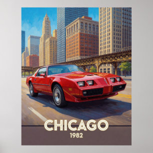 Poster Chicago Urban Performance Drive 1982 Illinois