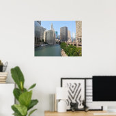 Poster Chicago USA (Bureau à domicile)