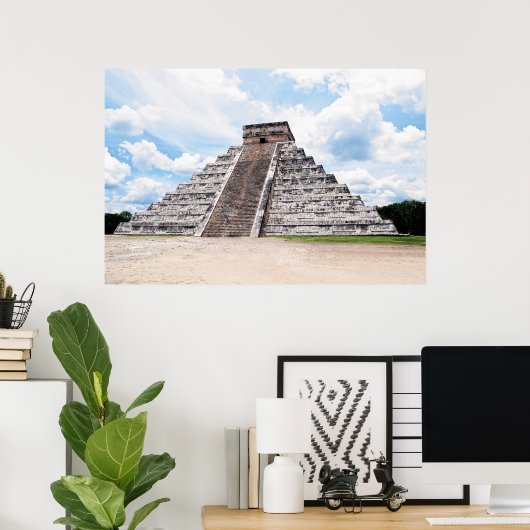 Poster Chichen Itza (Bureau à domicile)