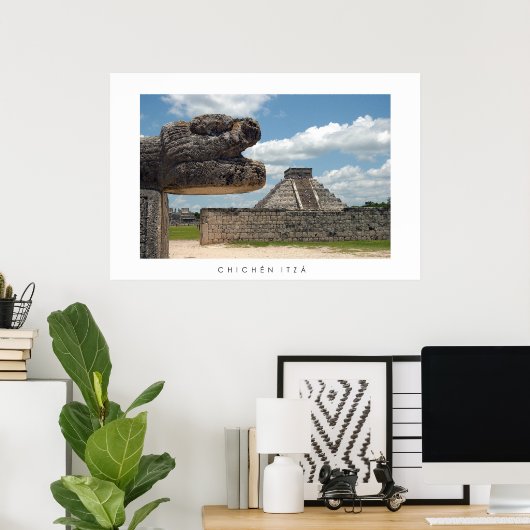 Poster Chichén Itzá (Bureau à domicile)