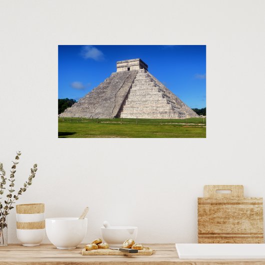 Poster Chichen Itza, Guerriers du Temple (Cuisine)