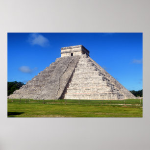 Poster Chichen Itza, Guerriers du Temple
