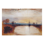 Poster Chichester Canal by Joseph William Turner (Devant)