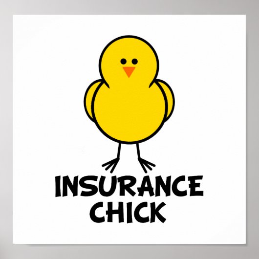 Poster Chick d'assurance (Devant)