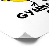 Poster Chick de gymnastique (Coin)