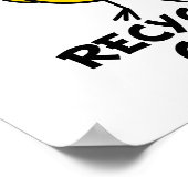 Poster Chick de recyclage (Coin)