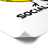 Poster Chick de travailleur social (Coin)