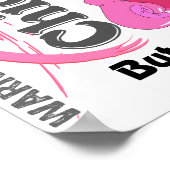 Poster Chick Interrompu 3 Cancer du sein (Coin)