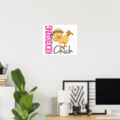 Poster Chick Kickboxing (Bureau à domicile)
