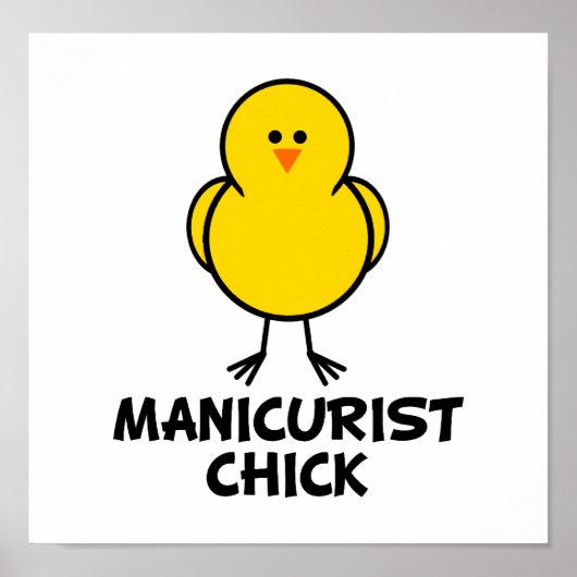 Poster Chick manicuriste (Devant)