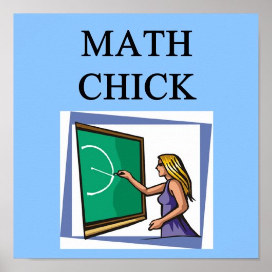 POSTER CHICK MATHS (Devant)