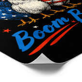 Poster Chicka Boom Boom Funny Patriotic Picken 4e De Ju (Coin)