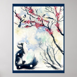 Poster Chickadee Kitten