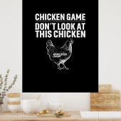 Poster Chicken Art Chicken Game (Cuisine)
