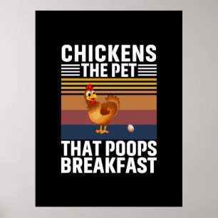 Poster Chicken Art Chickens The Pet