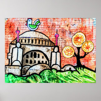 Poster Chicken Church