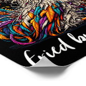 Poster Chicken Funny Fried But Fabulous Graphic Women Chi (Coin)