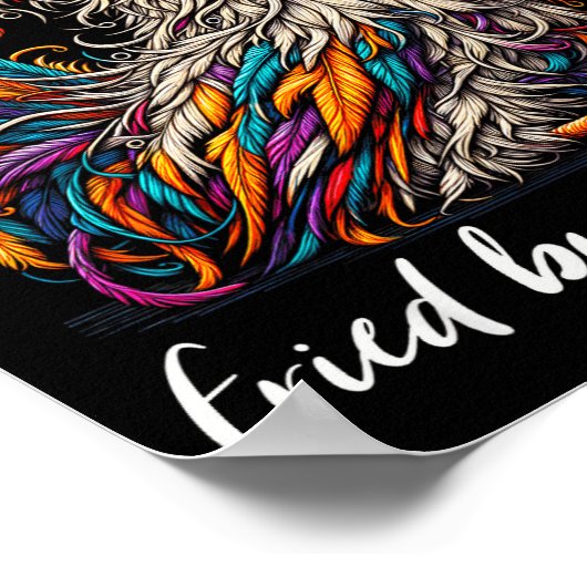 Poster Chicken Funny Fried But Fabulous Graphic Women Chi (Coin)