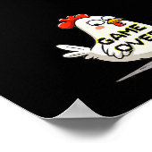 Poster Chicken Game Do Not Look At The Chicken Funny Chic (Coin)