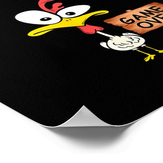 Poster Chicken Game Don't Look At The Chicken Funny Chick (Coin)